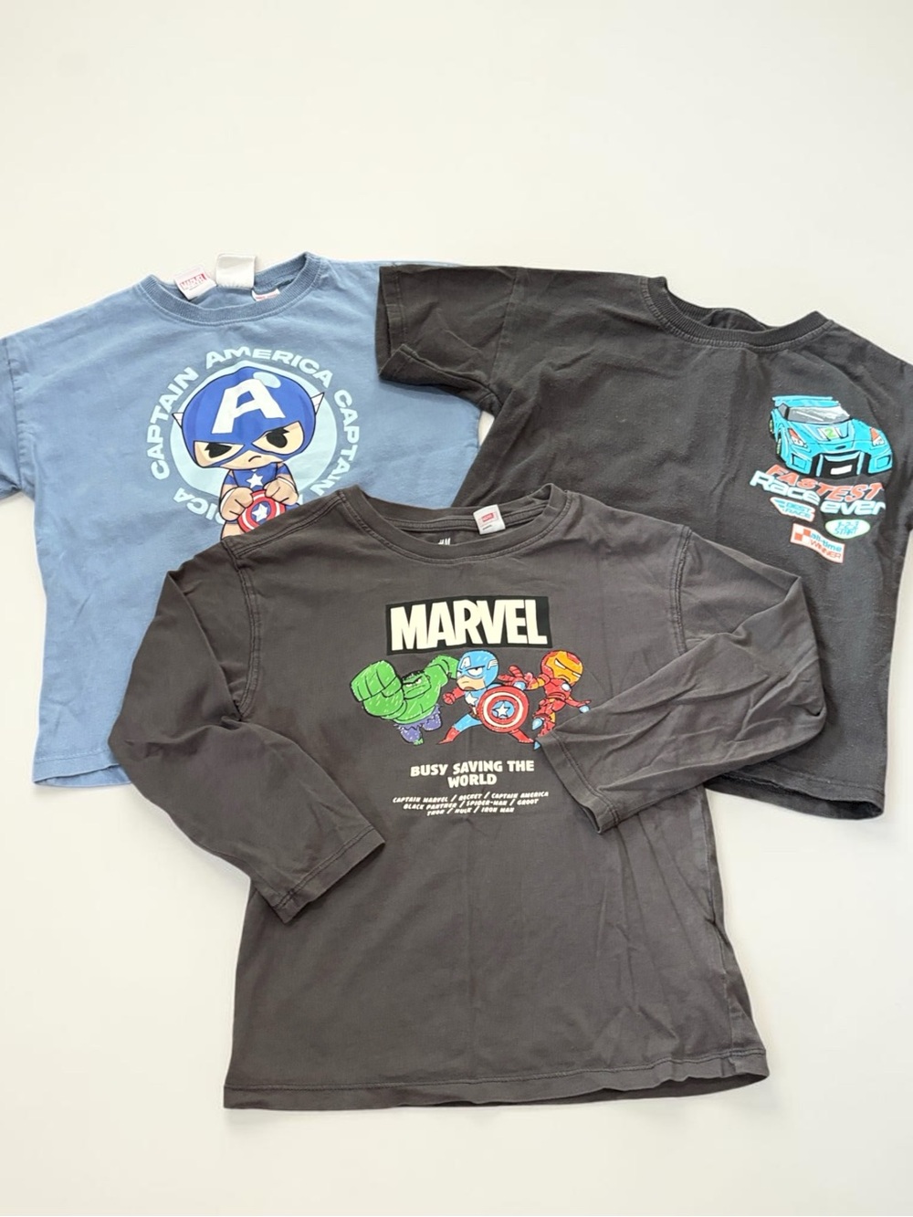 Zara & Marvel Boys Graphic Tee Bundle | Size 5-6 | 3 Shirts